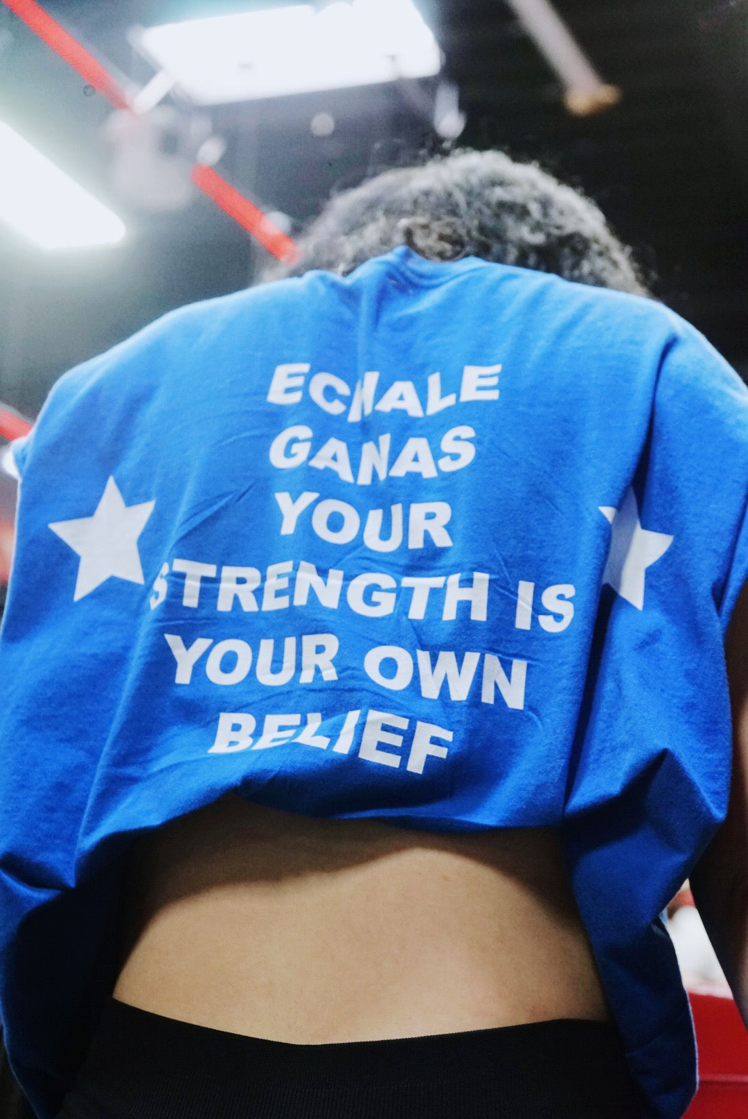 Echale Ganas Crop Tank top